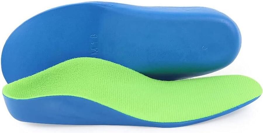 Orthotische Inlegzolen Kinderen Boog Ondersteuning Inserts Schokabsorptie voor Walk Run Wandeling Binnenzool Platte Voeten Voet Hoge Boog Pijn Plantaire Fasciitis Hiel Pijnbestrijding
