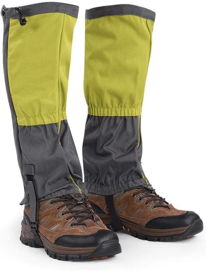 Outdoor Beenbeschermers Sneeuw Gaiters Wandelen Klim Waterdicht Winddicht Zwart