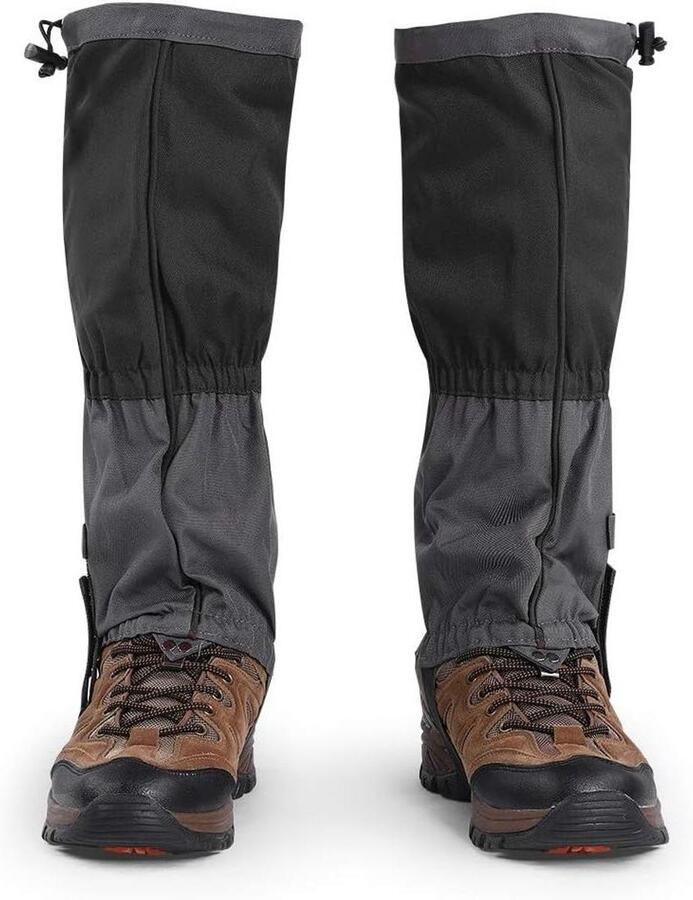 Outdoor Beenkappen Sneeuw Gaiters Wandelen Bescherming Waterdicht Oxford Zwart