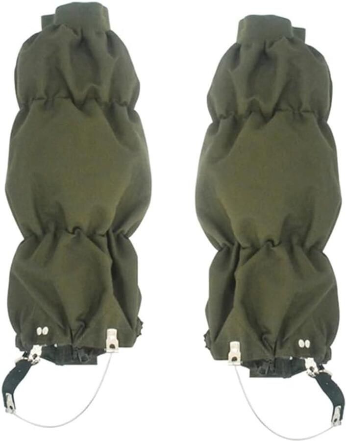 Outdoor Gaiters Beenbeschermers Wandelen Buiten Waterdicht Stevig Legergroen