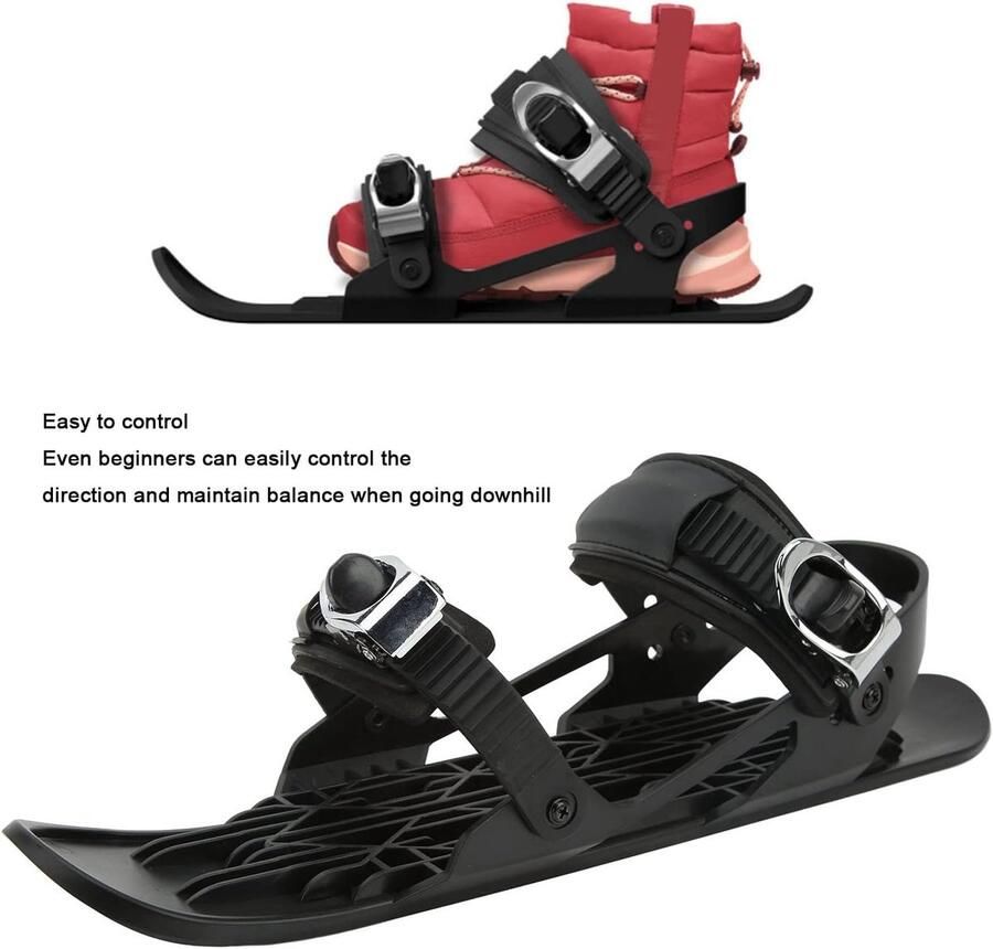 Outdoor Skischoenen Nylon Met Roestvrijstalen Sport-snowboard Voor Beginners En Skiërs Met Opbergtas