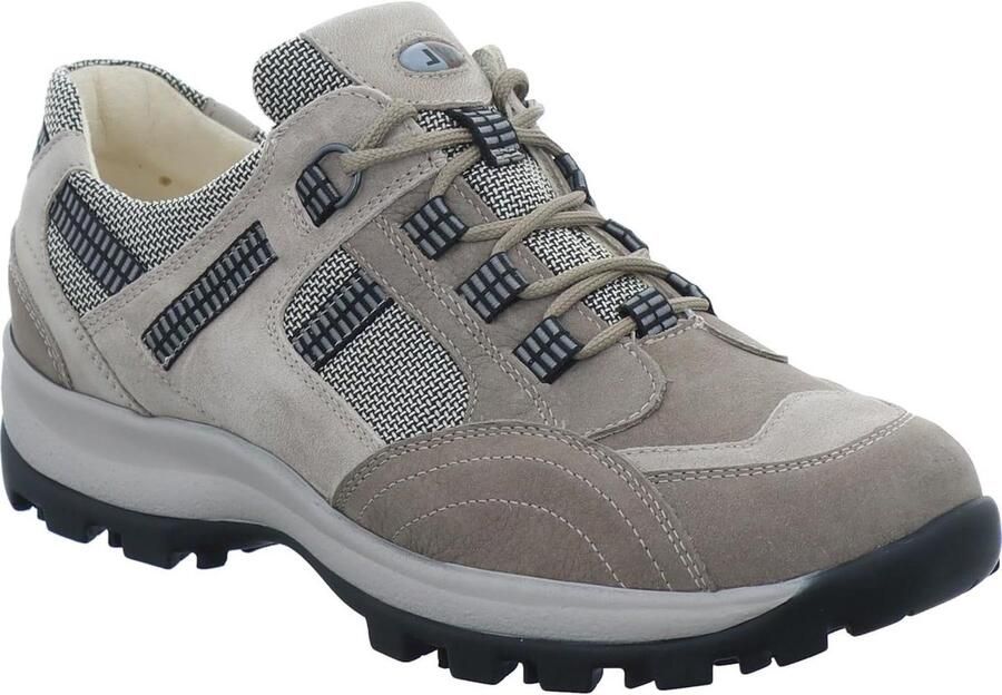 Outdoor Veterschoen Wandelschoen Heren Trekking en Wandelen Comfortabele Pasvorm Breedte H Beige