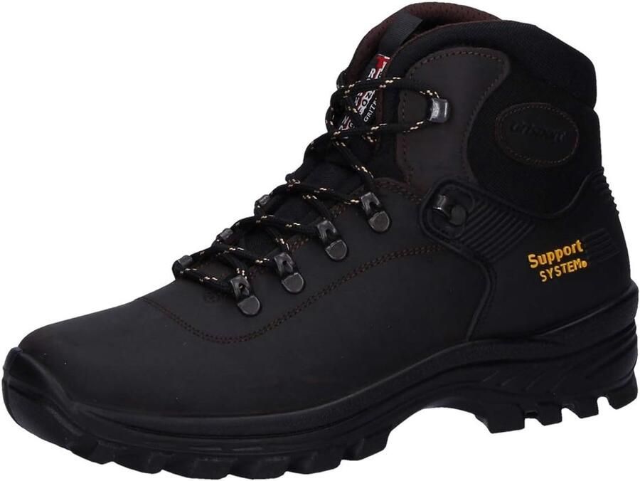 Outdoor Wandelschoenen Leren Trekking Schoenen Buiten Activiteiten Waterdicht Gritex Membraan Normale Breedte Bruin