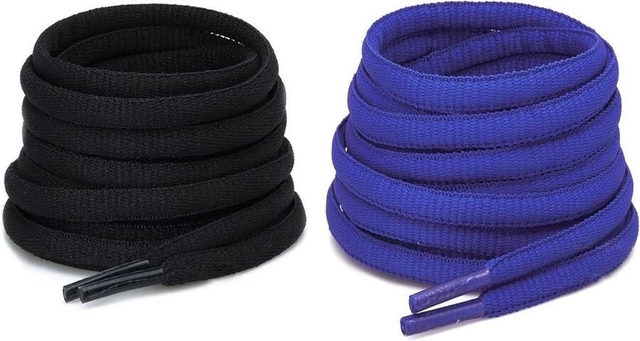 Ovale Schoenveters voor Sneakers en Sportschoenen Duurzaam en Verkrijgbaar in Kleuren en Lengtes