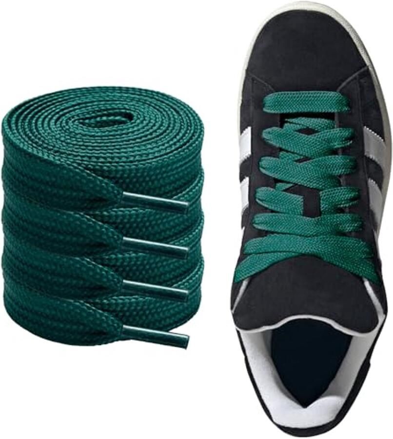 Ovale Schoenveters voor Sneakers en Sportschoenen Verkrijgbaar in 6 Kleuren en Lengtes