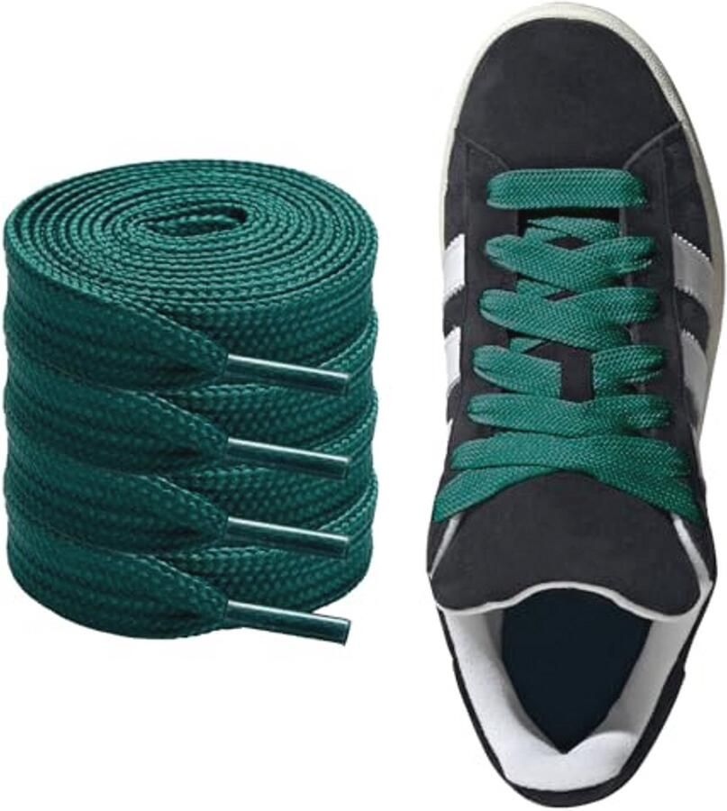 Ovale Schoenveters voor Sneakers en Sportschoenen Verkrijgbaar in 6 Kleuren en Lengtes