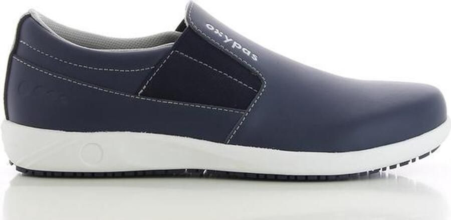 Oxypas Comfortabele Leren Instapper Roy Navy
