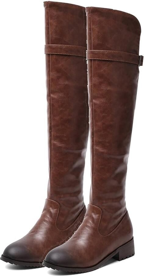 Paardrijlaarzen Dames Rijlaarzen Paardrijden Buiten Waterdicht Antislip Bruin