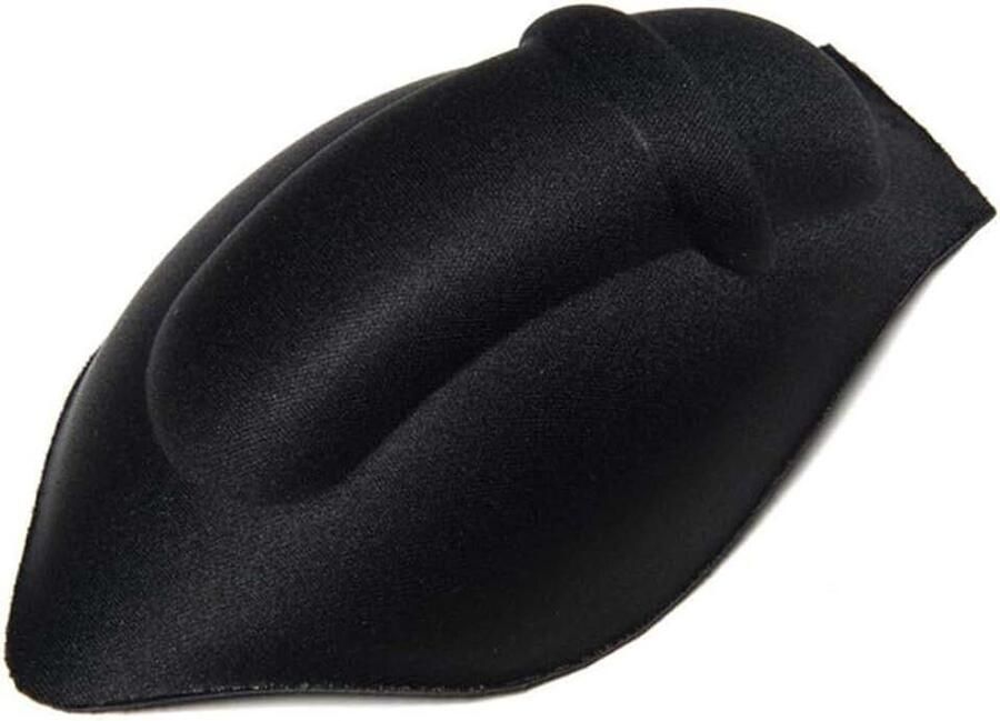Pad Ondergoed Vergroter Pouch Mannen Bulge Pouch Front Gewatteerd Mannen Spons Cup Enhancer Sexy Slips Enhancer Cup One Size Zwart