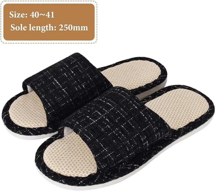 Pantoffels antislip voor en comfortabel licht open teen zomerschoenen voor thuis