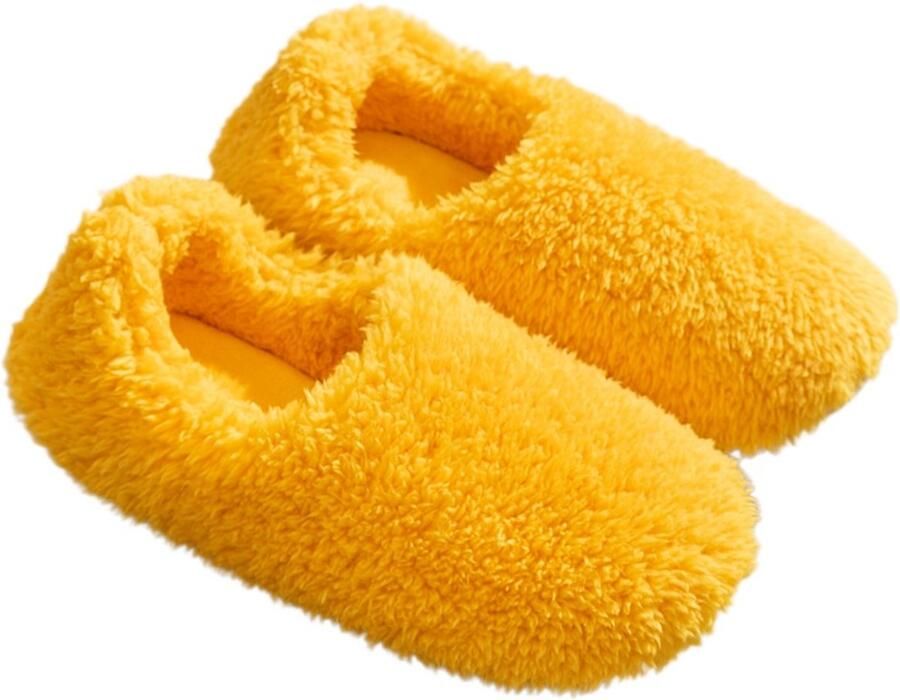 Pantoffels comfortabele en warme pantoffels voor kinderen; voorzien van zachte zolen en een gesloten hiel; unisex antislip-winterpantoffels antislip stijlvol en extra warm grijs schoenlengte