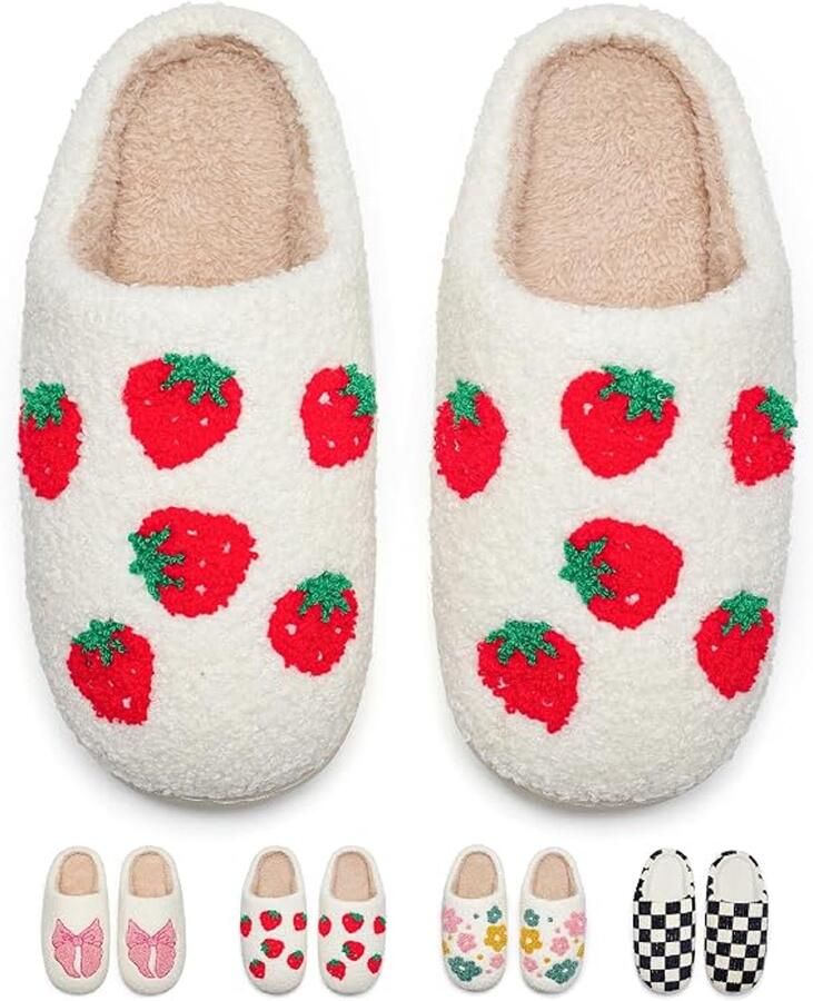 Pantoffels & Fluffy Sloffen Memory Foam Voetbed Warme Huissloffen Anti-Slip Zool Wasbaar Voor Binnen & Buiten Imitatiebont