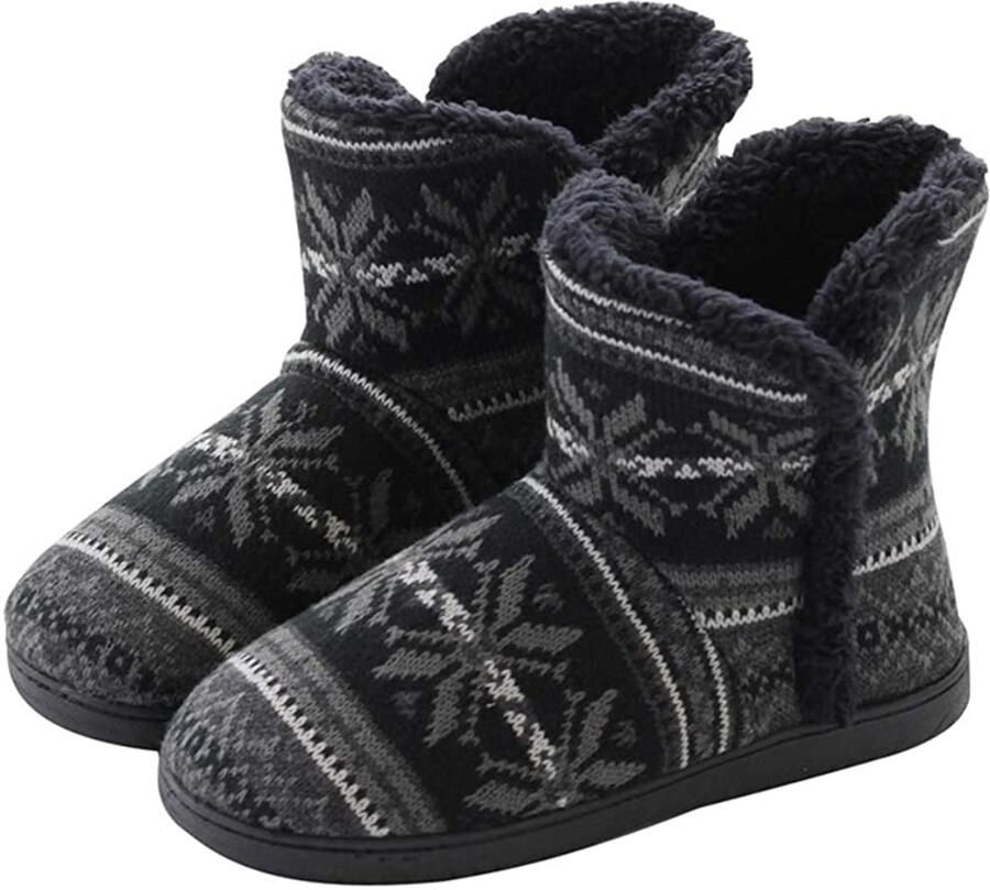 Pantoffels Dames Sloffen Warm en Comfortabel 1 Paar Voor Thuis Gebruik Grijs