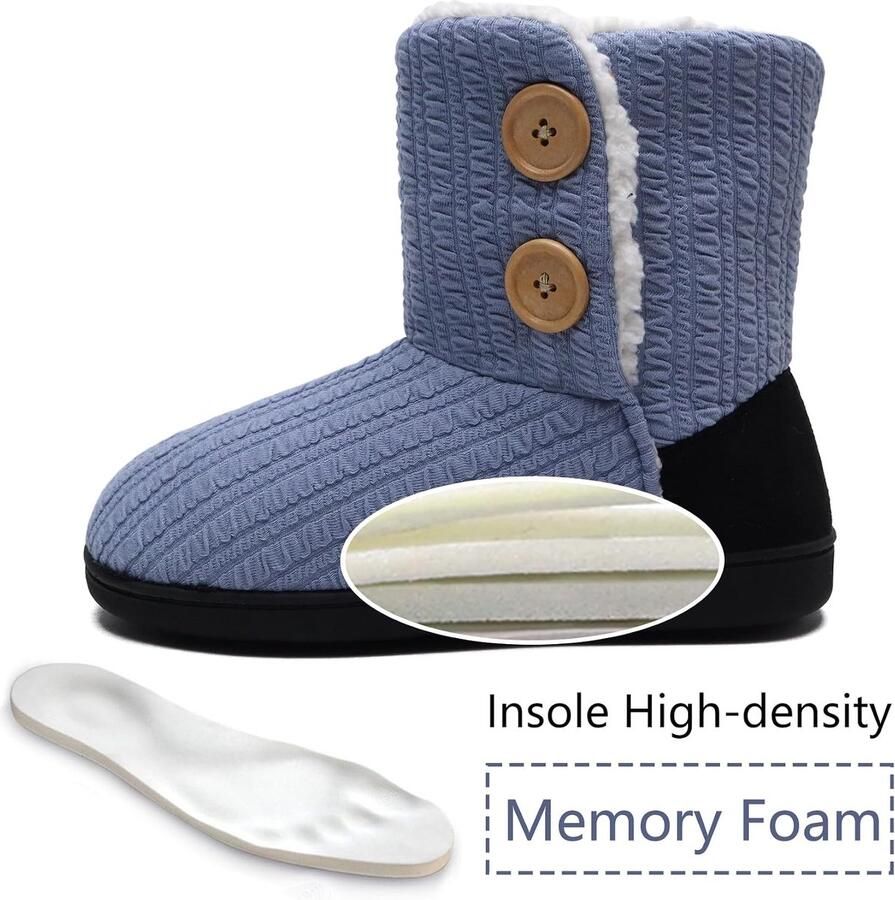 Pantoffels dames warme winterpantoffels voor dames bontvoering