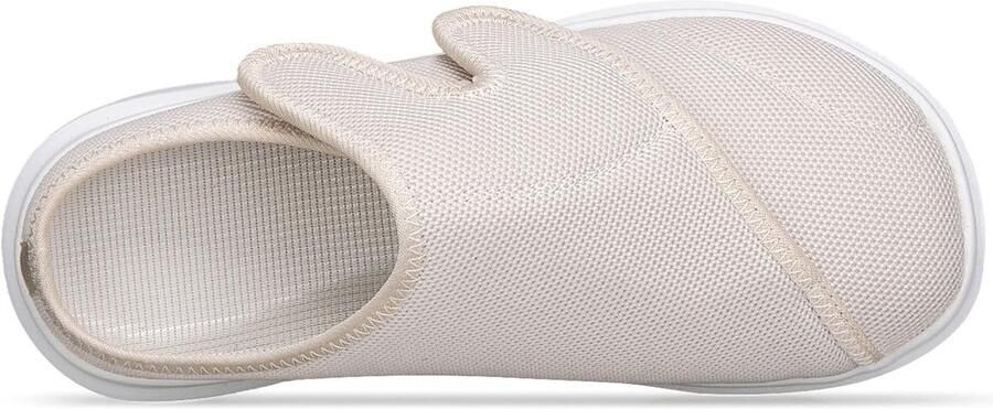 Pantoffels Extra breed Lichtgewicht Comfortabele bandageschoenen Met klittenband verstelbare orthopedische pantoffels voor senioren Gezwollen voeten
