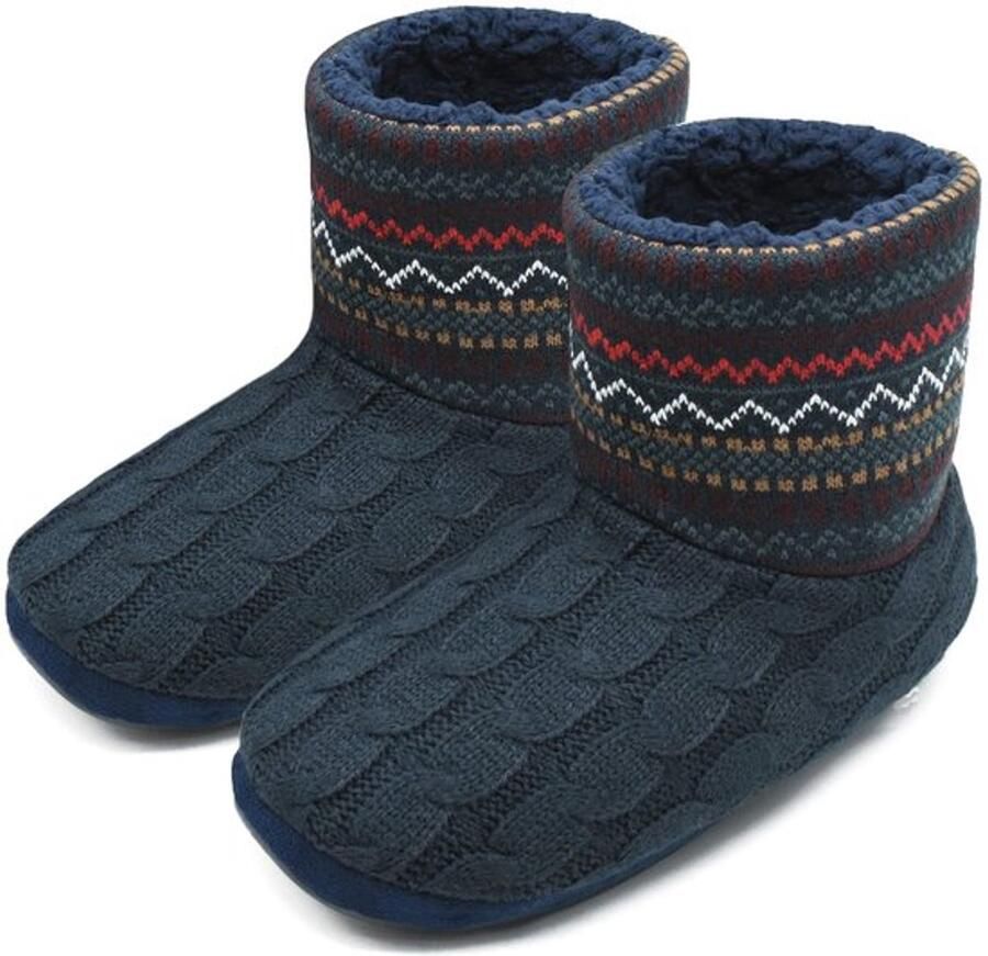 Pantoffels Heren Warm Antislip Huisschoenen Lichtgewicht Rubberzool Gevoerde Bootie Slippers Winter Sloffen Comfortabele Laarzen