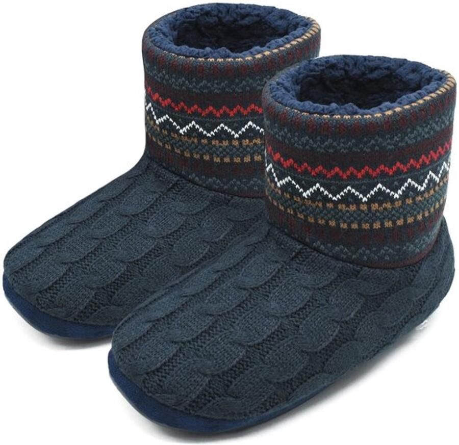 Pantoffels Heren Warm Antislip Huisschoenen Lichtgewicht Rubberzool Gevoerde Bootie Slippers Winter Sloffen Comfortabele Laarzen