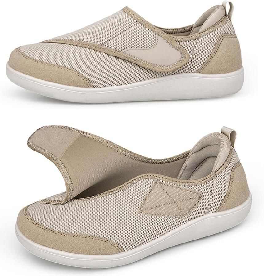 Pantoffels Kaki 43 EU Met Klittenbandsluiting Voor en