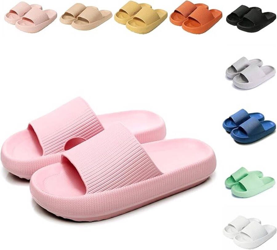 Pantoffels M spantoffels Comfortabele herenpantoffels Dikke EVA-pantoffels Snel drogende douchepantoffels Antislip badpantoffels Strandpantoffels Zomerse antislip en geurverdrijvende huispantoffels