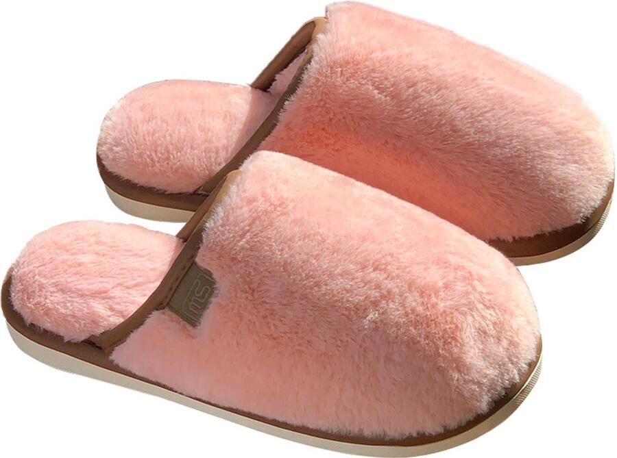 Pantoffels S Geschikt voor voet Valt 1-2 maten kleiner Winterpantoffels van katoen Binnenschoenen Warme pantoffels Lichtgewicht en zacht met een dikke zool voor extra hoogte Antislip en slijtvaste zool