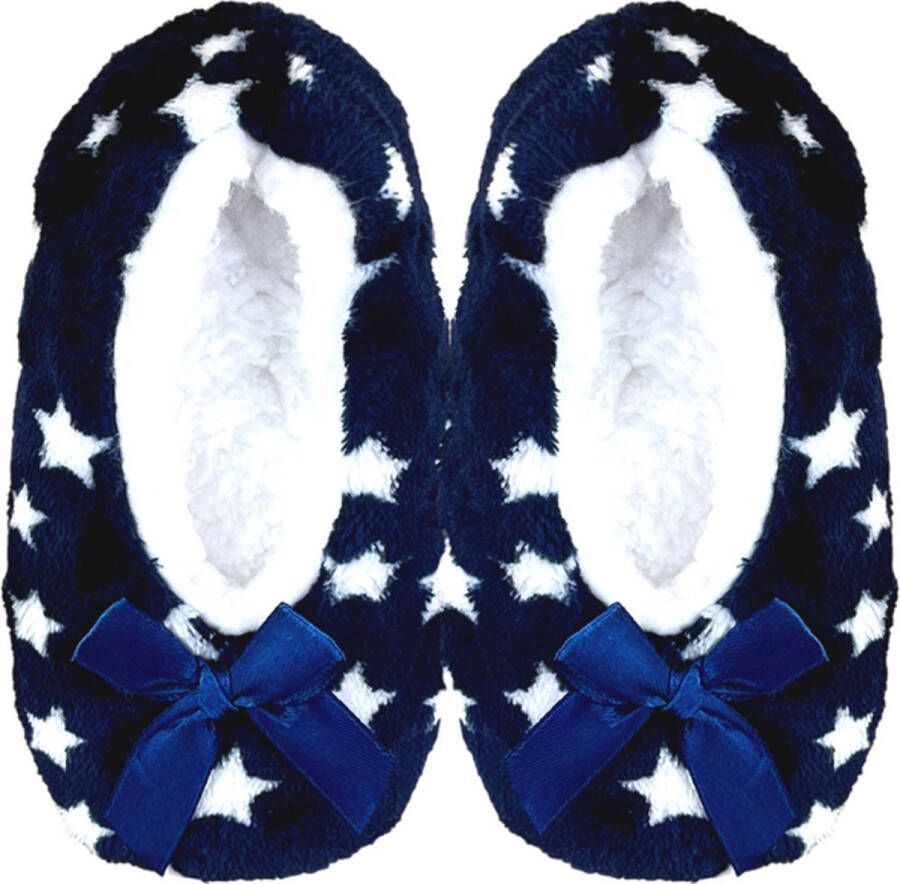 Merkloos Sans marque Pantoffels Meisjes Sloffen Sterren Blauw