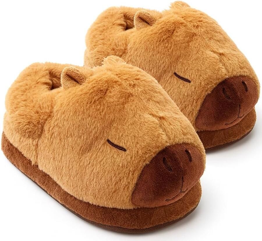 Pantoffels Pluche Warme Capybara Pantoffels Grappige Dier Slippers