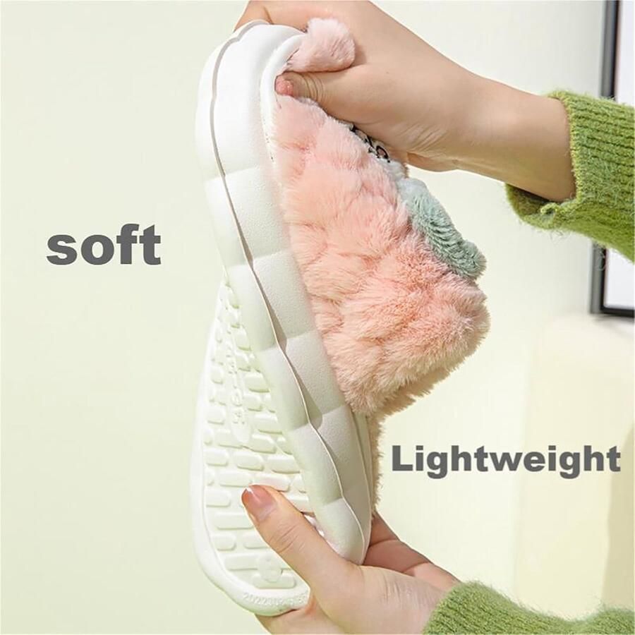 Pantoffels Roze 38 39 EU Zacht en Antislip Voor Dames
