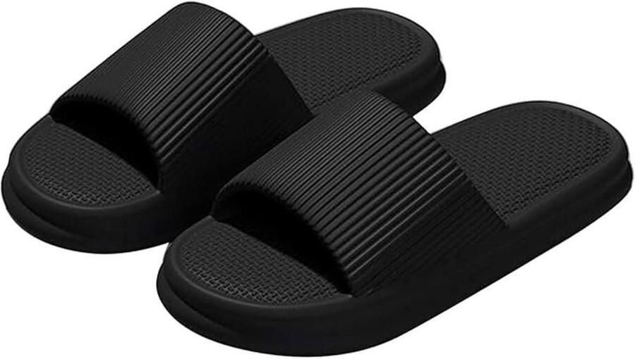 Pantoffels voor en kussenpantoffels doucheschoenen indoor slippers badkamersandalen ultiem comfort lichtgewicht dikke zool gemakkelijk schoon te maken