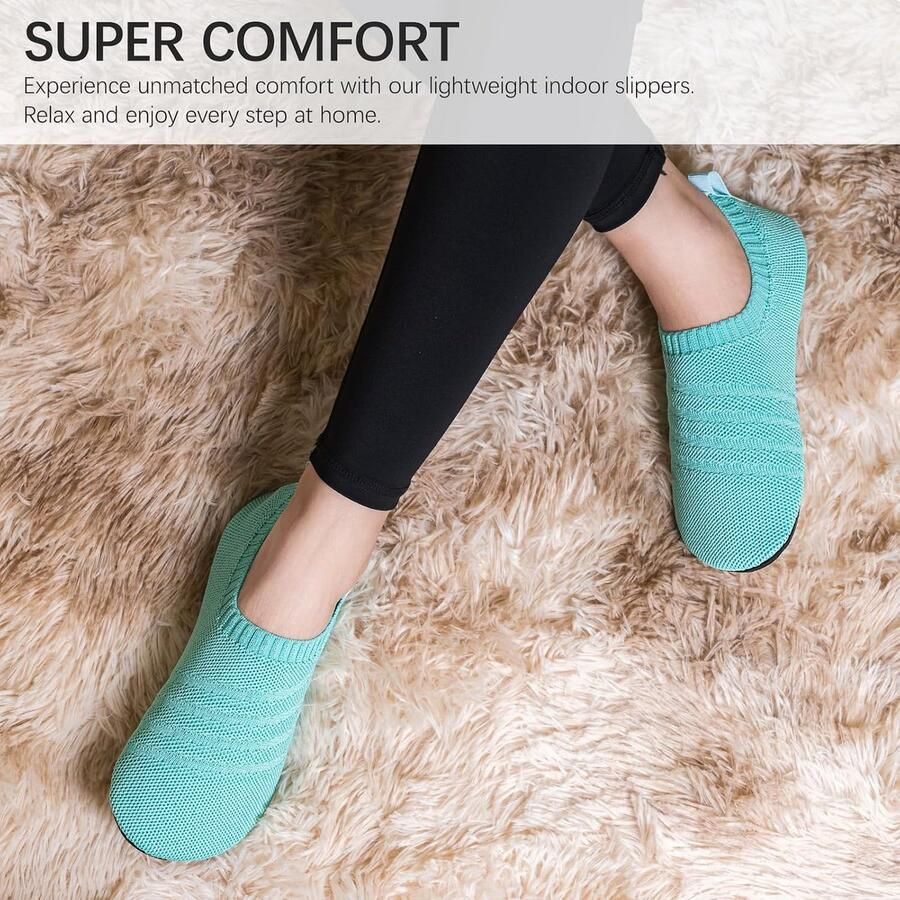 Pantoffels voor en lichte huisschoenen antislip platte pantoffels gezellige huisschoenen uniseks