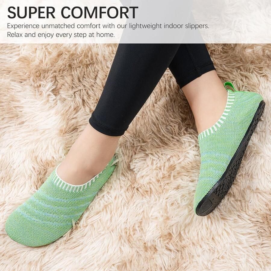 Pantoffels voor en lichte huisschoenen antislip platte pantoffels gezellige huisschoenen uniseks