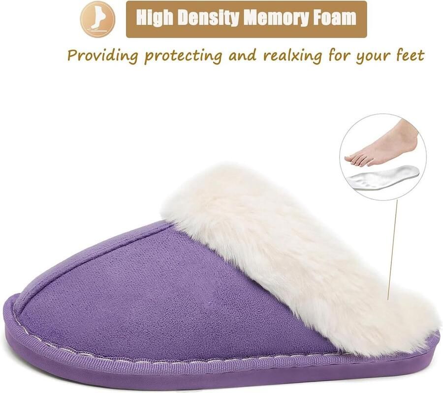 Pantoffels voor en traagschuim winter thuis binnen en buiten antislip comfortabel schoenen