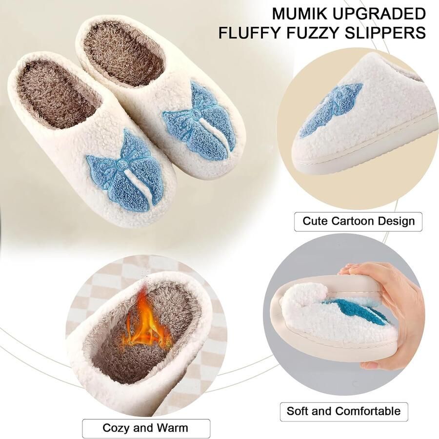 Pantoffels voor en winter warm pluche wollig
