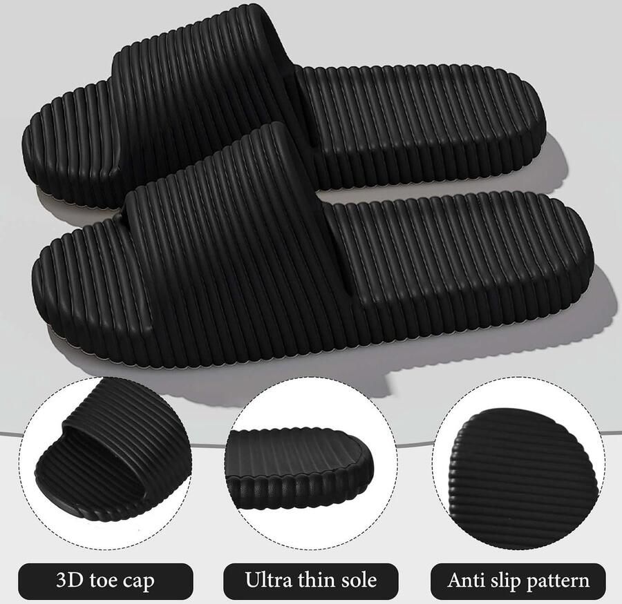 Pantoffels voor en zomer pantoffels van EVA-kunststof zeer zacht en comfortabel antislip voor strand zwembad hotel