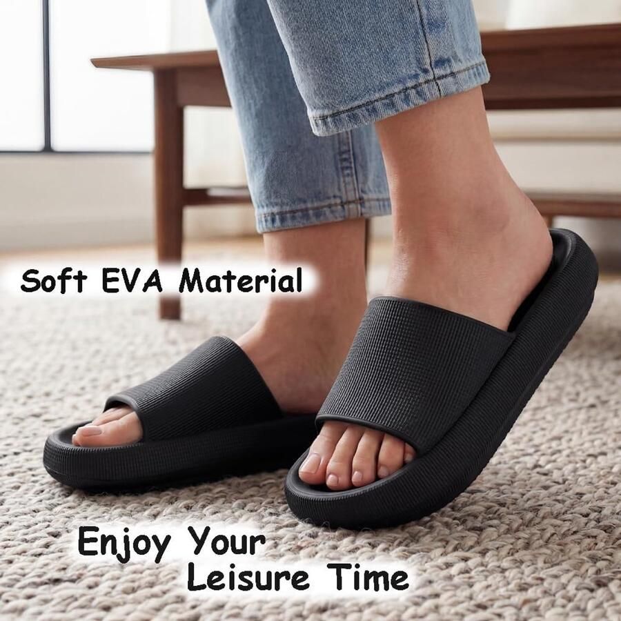 Pantoffels voor Slippers Antislip Buiten en Binnen Uniseks Gezellige Badslippers