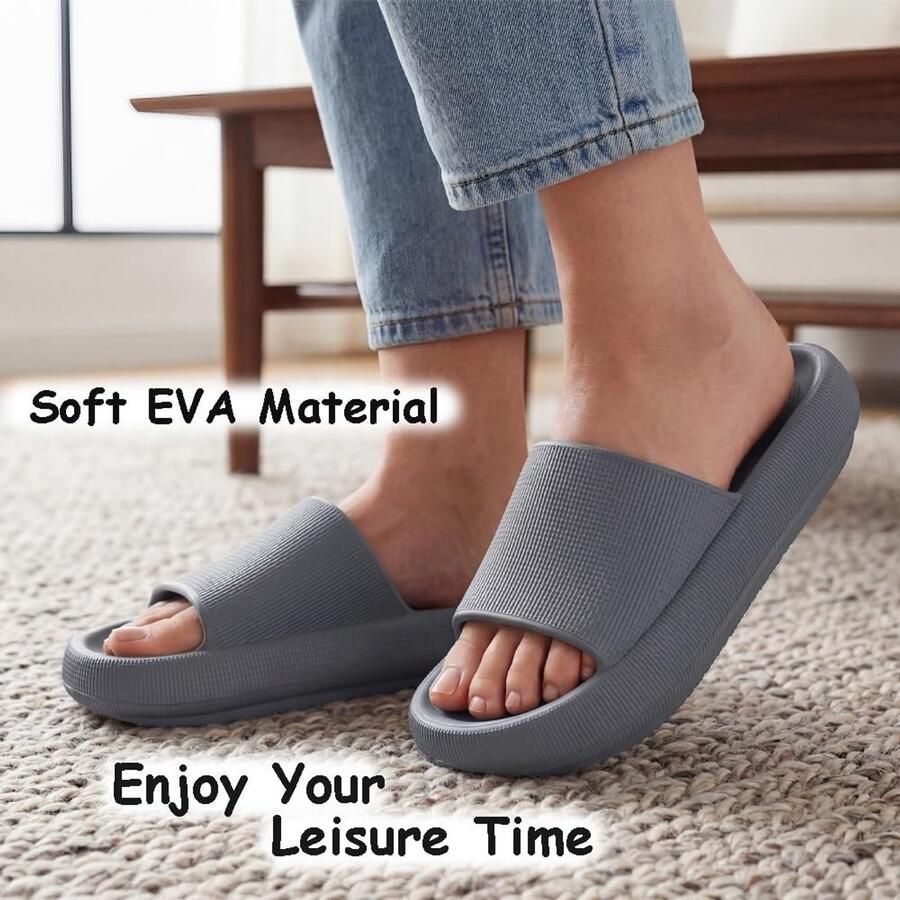 Pantoffels voor Slippers Antislip Buiten en Binnen Uniseks Gezellige Badslippers