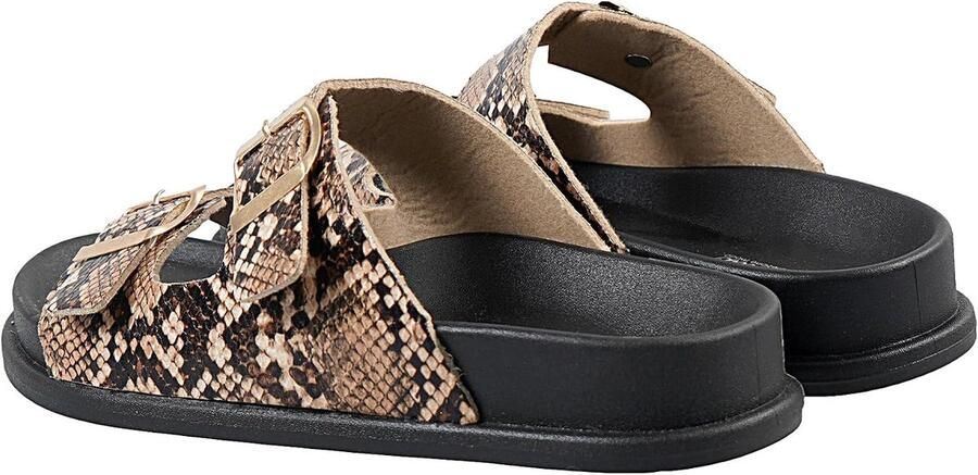 Pantoffels voor dames plateau gesp slipper brede zomerschoenen vrouwelijke sandalen