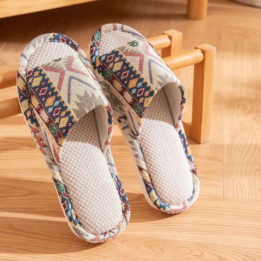 Pantoffels voor dames Valt klein uit Valt klein uit L 40-41 (Geschikt voor 39-40)- Gastenslippers Schoenen met zachte zolen Schoenen met open ne ?? Schoeisel voor binnenshuisl Aantrekkelijk Ideaal voor gasten op reis enz