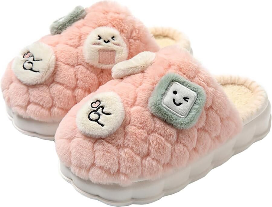 Pantoffels voor dames voor de winter slippers zacht en antislip geschikt voor binnen en buiten