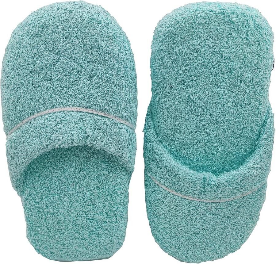 Pantoffels voor heren badstof wasbaar gastenslippers Made in Italy eenheids