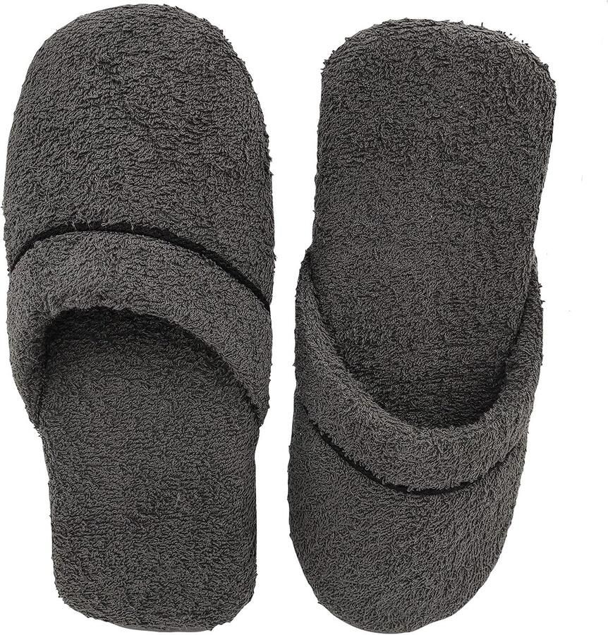 Pantoffels voor heren badstof wasbaar gastenslippers Made in Italy eenheids