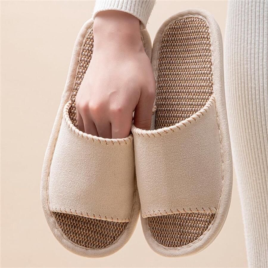 Pantoffels voor en pantoffels met open teen antislip