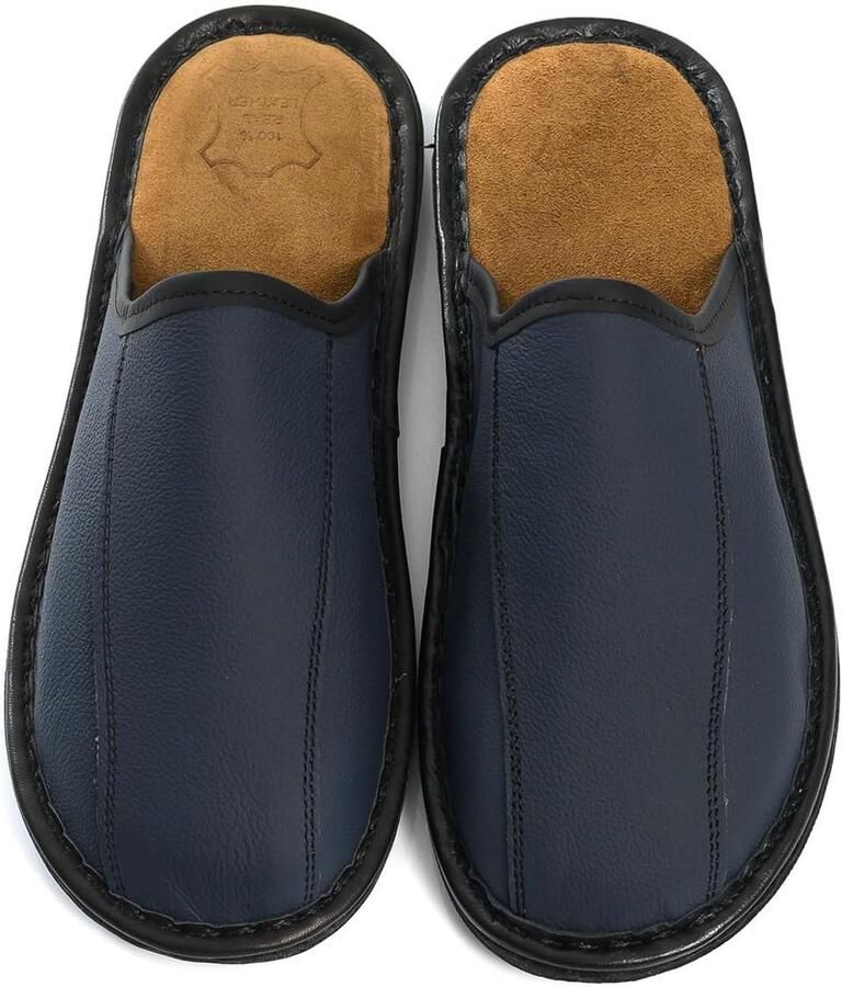 Pantoffels voor heren handgemaakte pantoffels met antislipzool comfortabel en robuust
