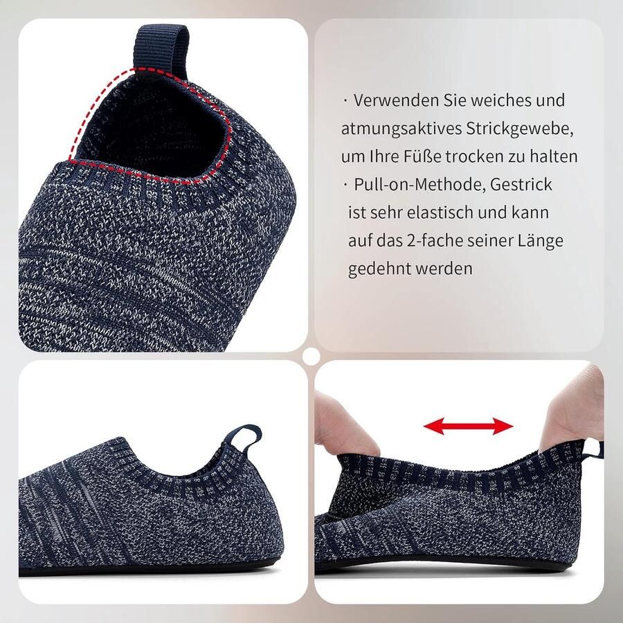 Pantoffels voor heren huissokken gesloten pantoffels blotevoetenschoenen slippers