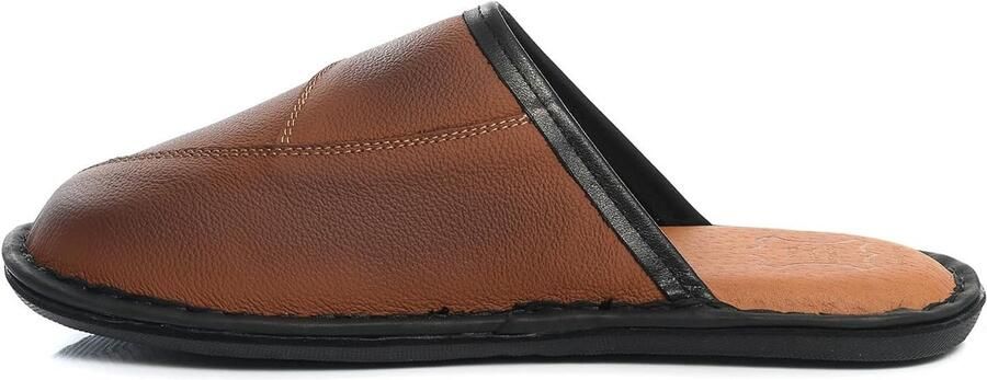 Pantoffels voor heren pantoffels met antislipzool comfortabel en robuust handgemaakt