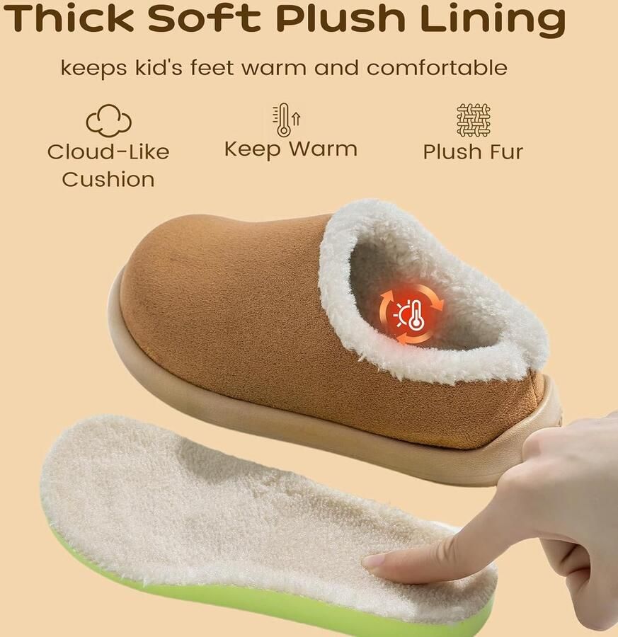 Pantoffels voor en Pluche Warme Sloffen Pantoffels voor Kinderen