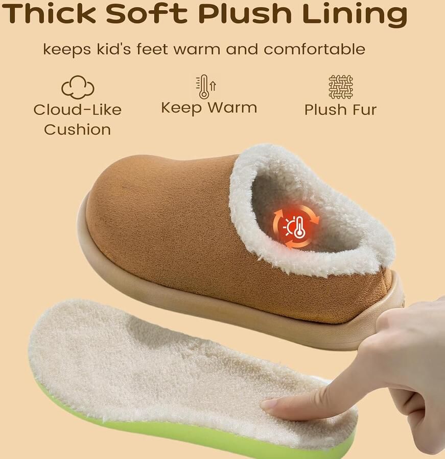 Pantoffels voor en Pluche Warme Sloffen Pantoffels voor Kinderen