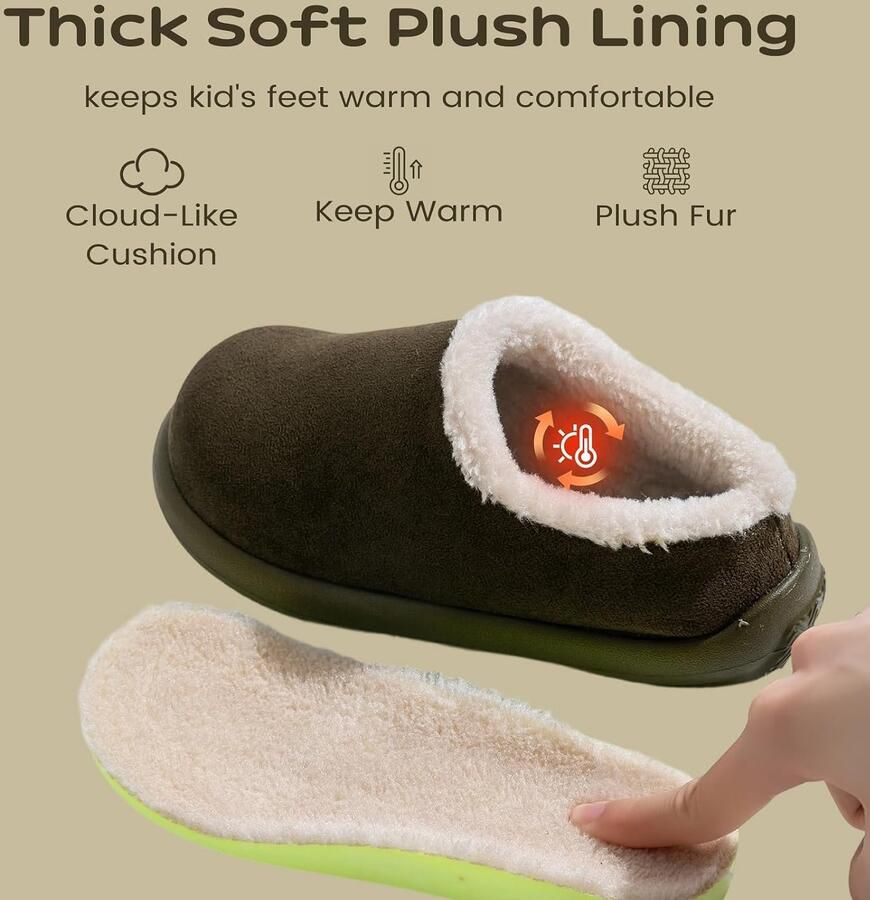 Pantoffels voor en Pluche Warme Sloffen Pantoffels voor Kinderen