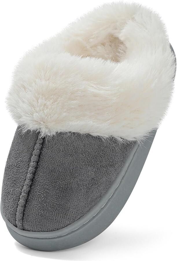 Pantoffels voor en pluizige pantoffels antislip comfortabel kinderen winterhuisschoenen warme pantoffels voor binnen