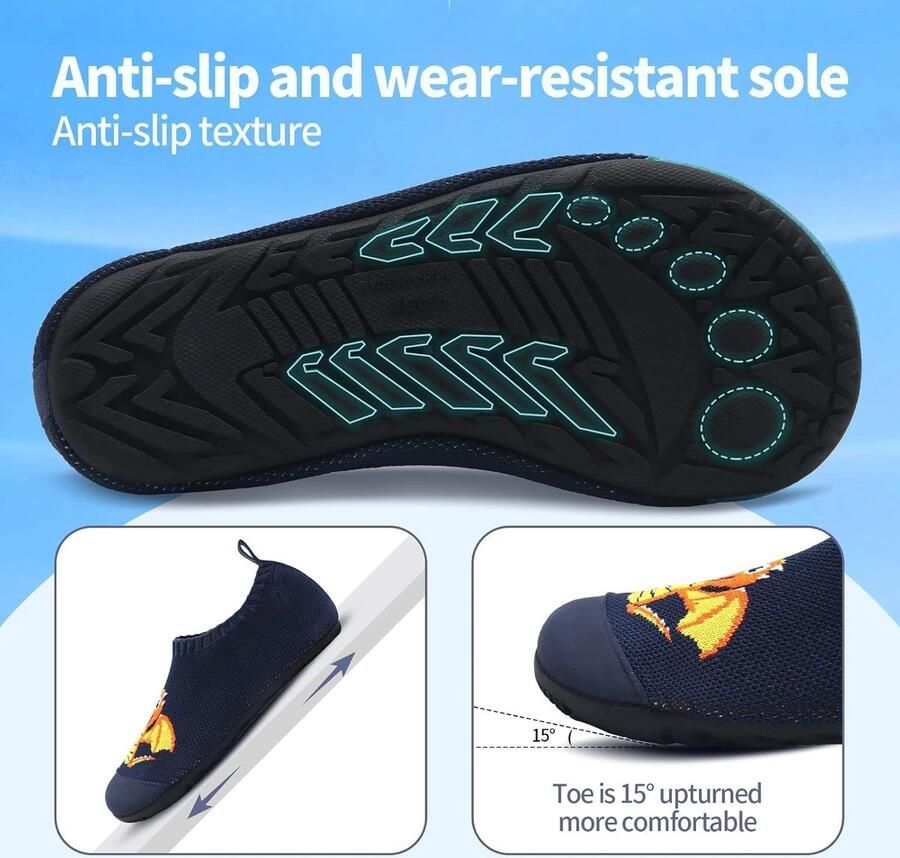 Pantoffels voor kinderen meisjes antislip lichte turnslippers flexibel ademend voor blote voeten en kleuterschool Hond Bruin