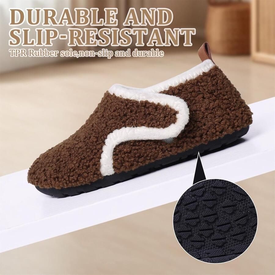 Pantoffels voor kinderen meisjes pluche huisschoenen antislip warm zacht comfortabel schattig katoen licht scheuren binnen huis kleuterschool winter herfst uniseks